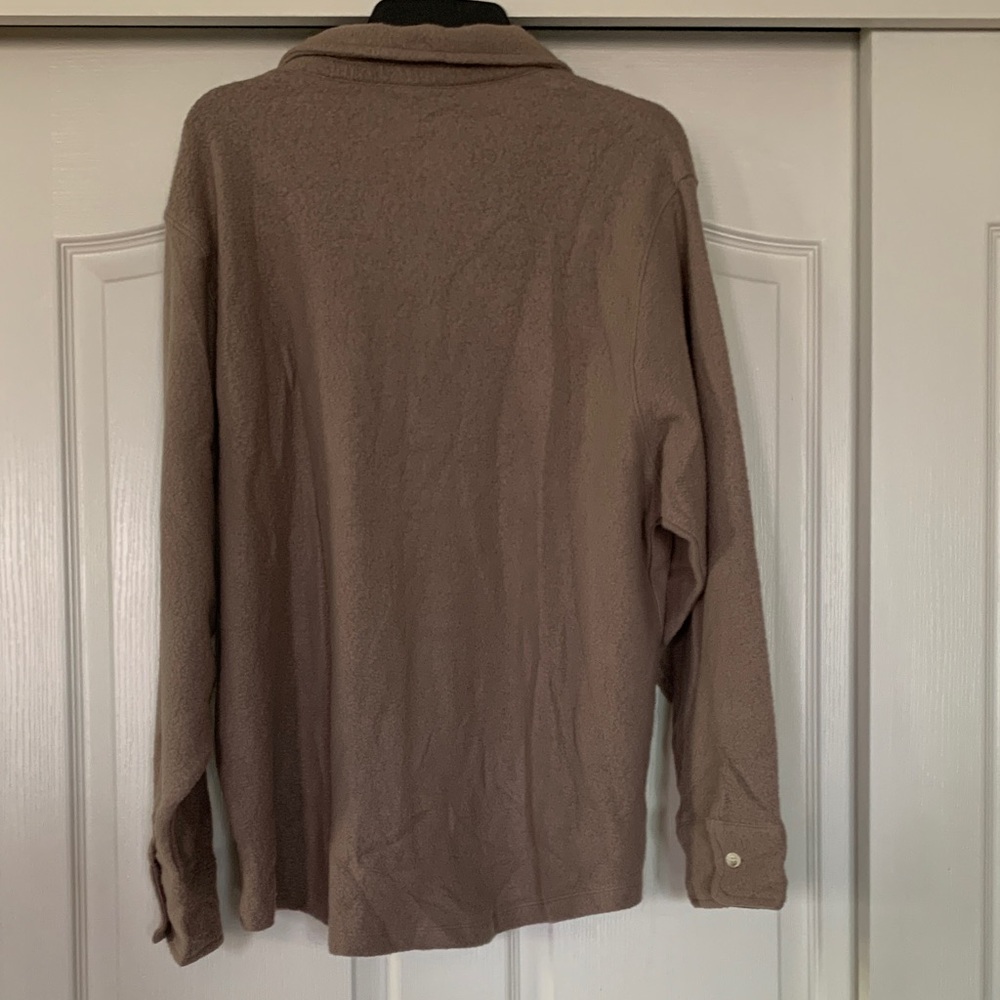 NWT PINK Victoria's Secret Taupe Shirt Jacket - Picture 2 of 10